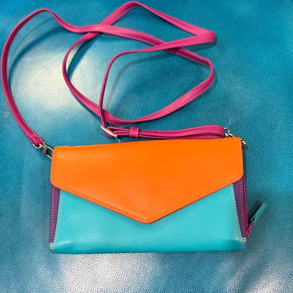 Mywalit Vibrant Multicolor Crossbody Bag